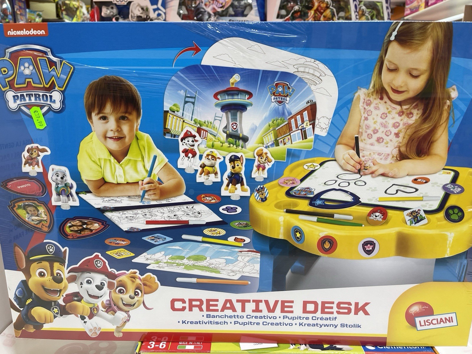 Scrivania creativa - Paw Patrol - gioca e colora i personaggi dei Paw Patrol - L