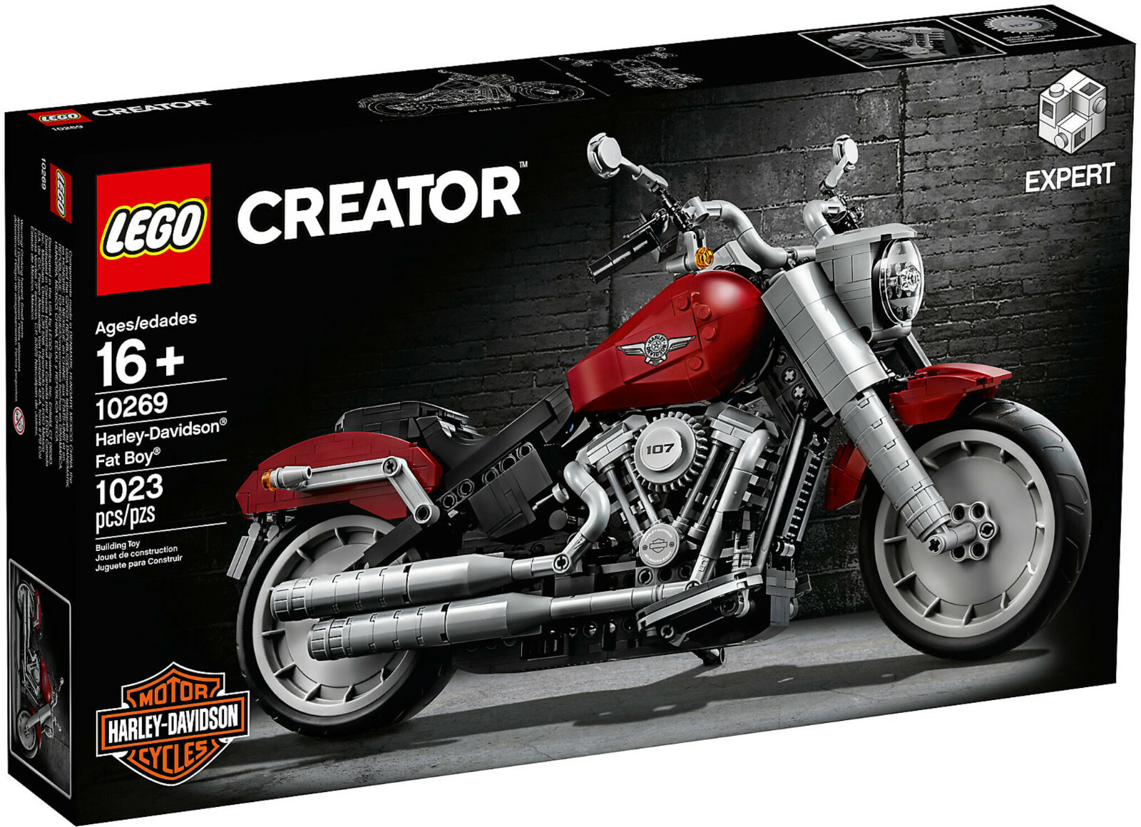 Lego Creator 10269 Harley-Davidson Fat Boy Nuovo