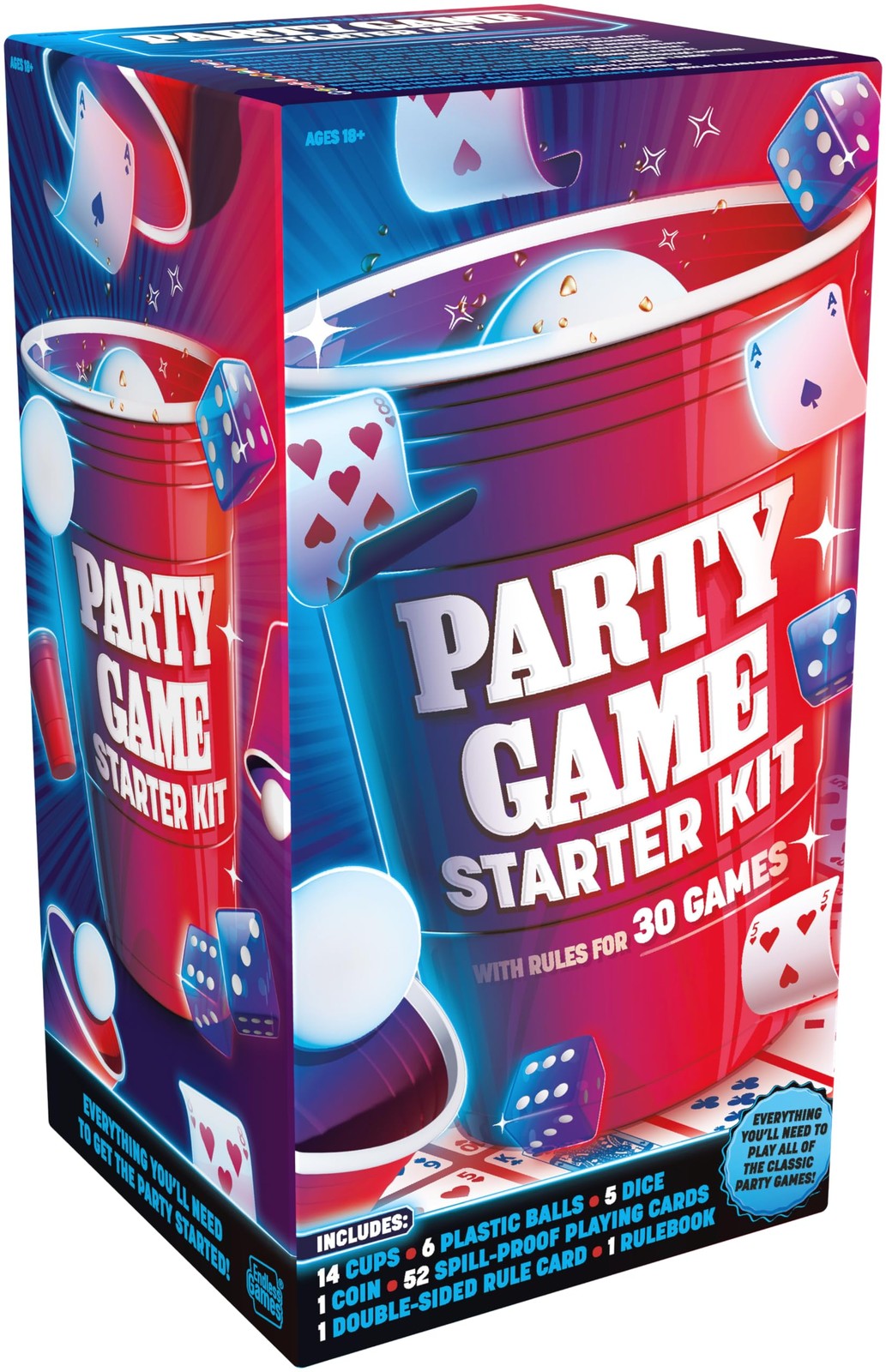 GOLIATH Kit Starter Party Game Starter, collezione di giochi adatta per persone
