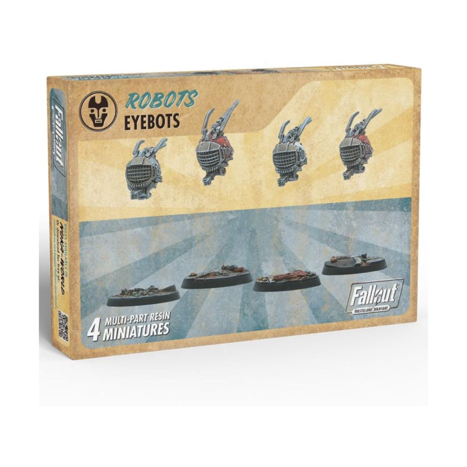 Modiphius Entertainment: Fallout: Wasteland Warfare - Robots: Eyebots - 4 Figure