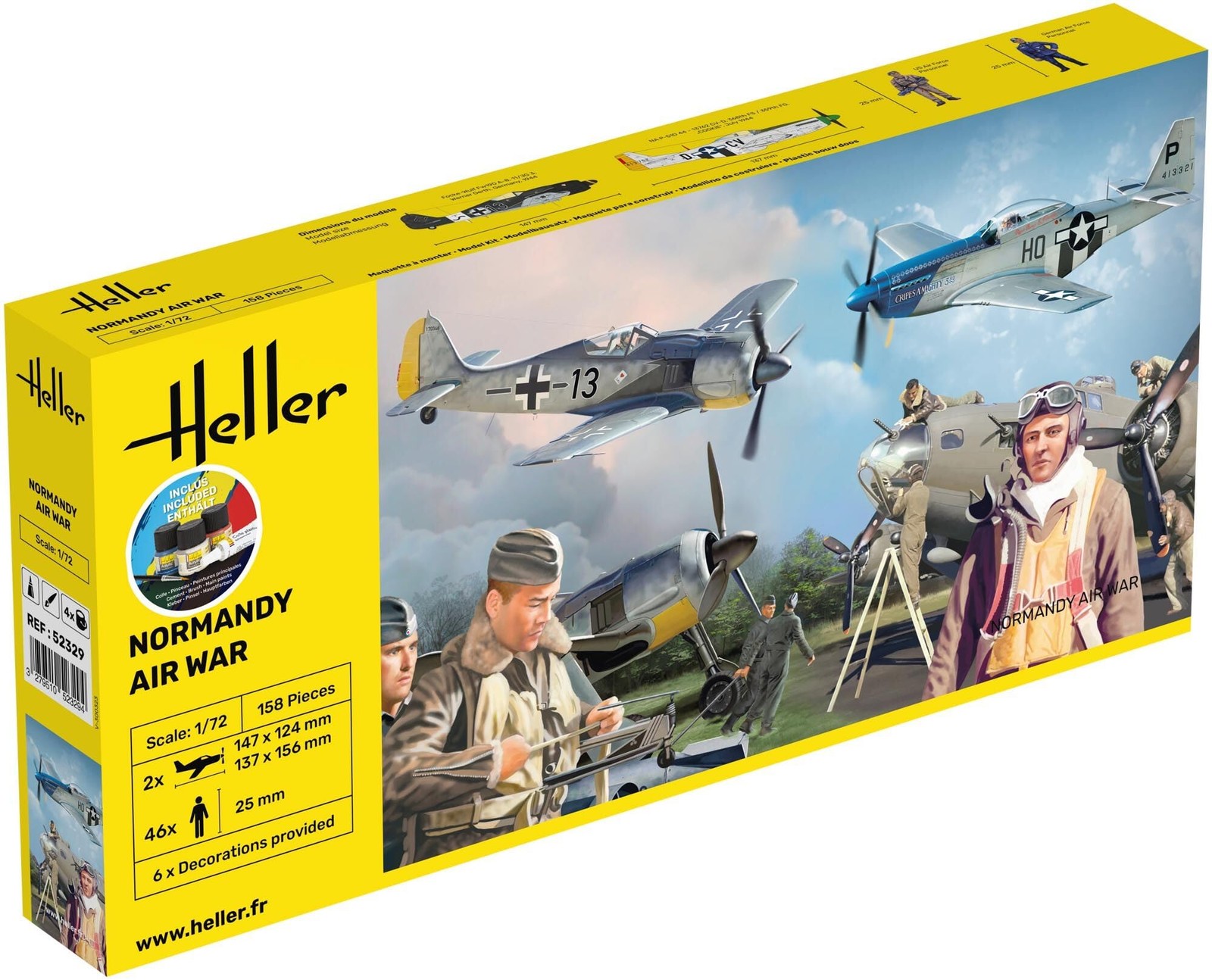 Heller 52329 Starter Kit Normandy Airwar 1/72