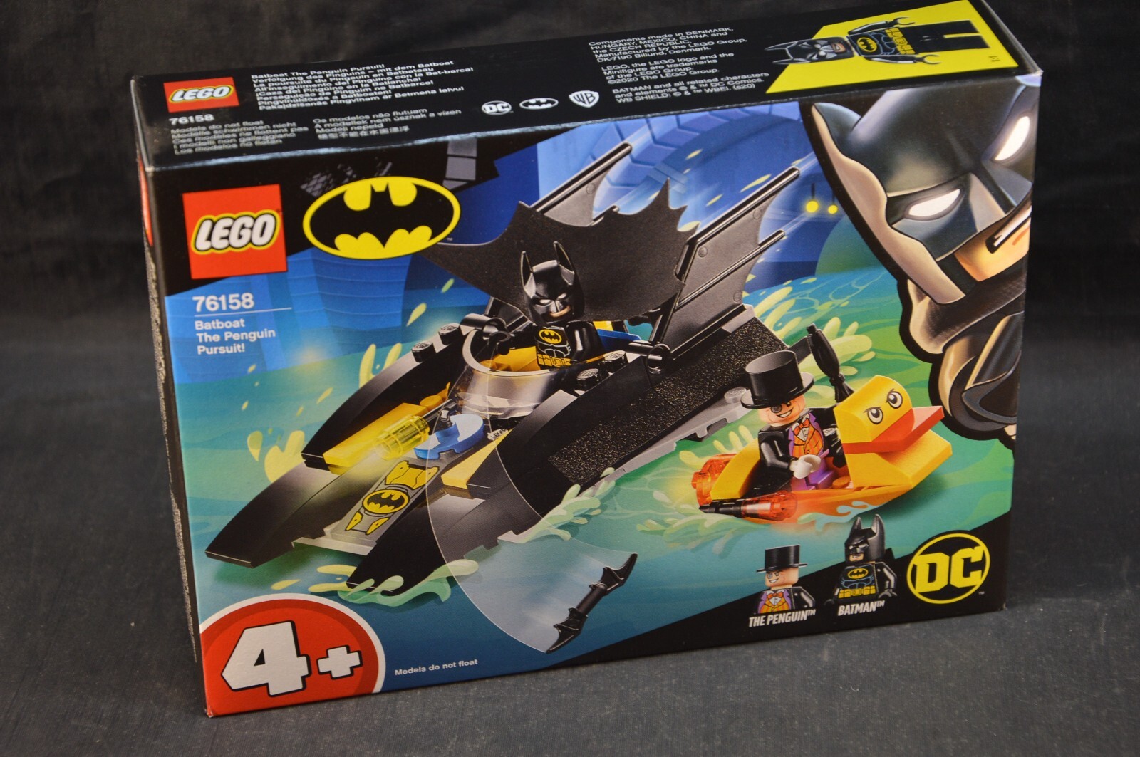 LEGO 76158 BATMAN BATBOAT THE PENGUIN PURSUIT NUOVO BRICK COLLEZIONE LEGO