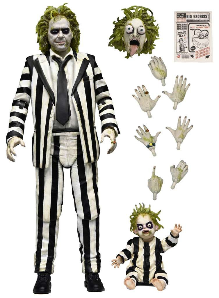 *PREORDER* Beetlejuice 2 Ultimate: BEETLEJUICE (Striped Suit) by Neca