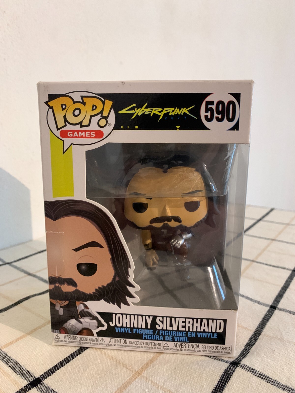 FUNKO POP GAMES CYBERPUNK 2077 JOHNNY SILVERHAND 590 VINYL FIGURE NEW