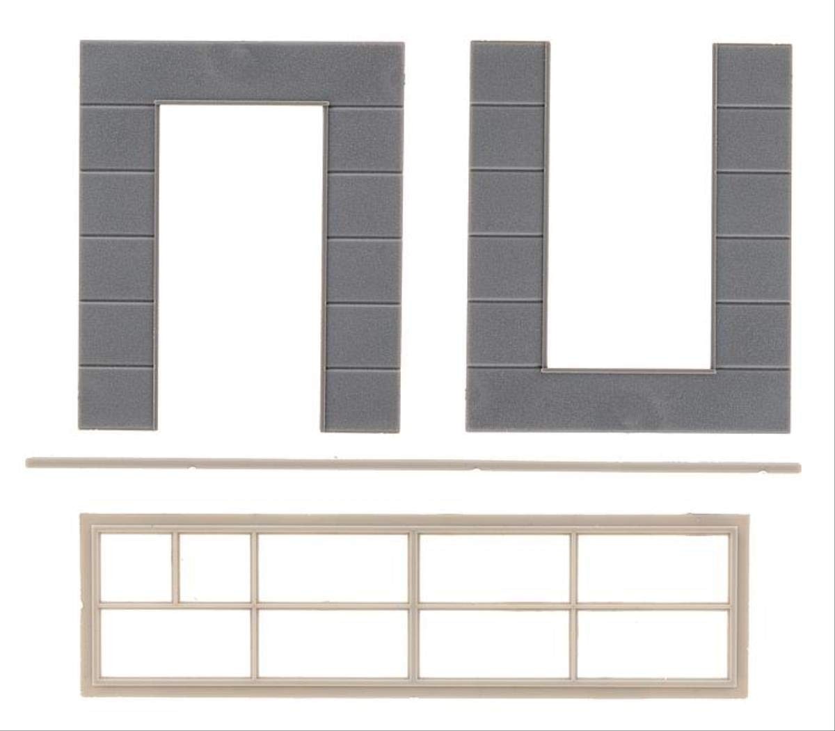 Faller FA180883 2 Wandelemente mit hohem Fenster, Goldbeck Modellbausatz, Zubehö