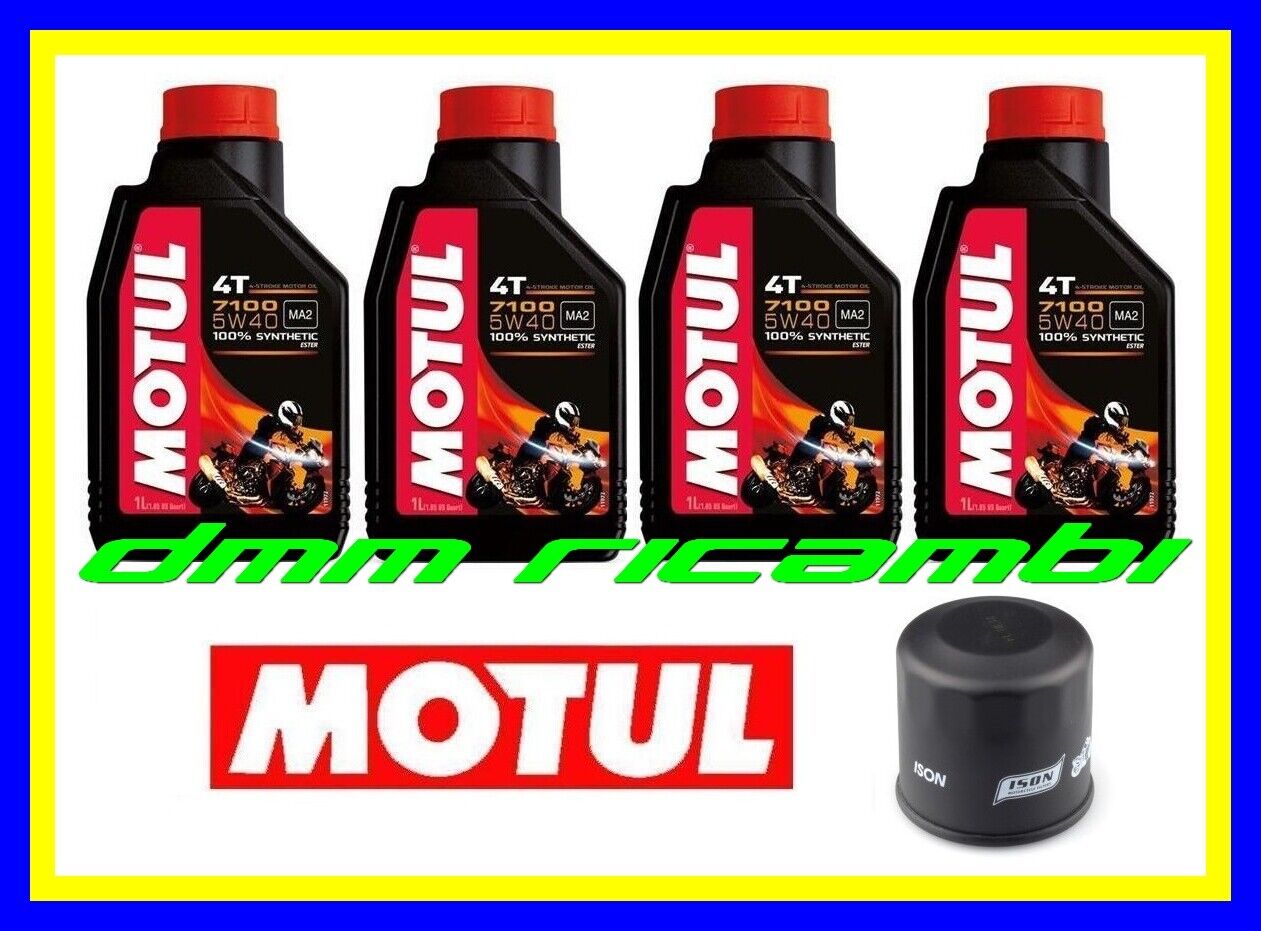 Kit Tagliando BMW S1000 XR 18>19 Filtro Olio MOTUL 7100 10W40 S 1000 2018 2019