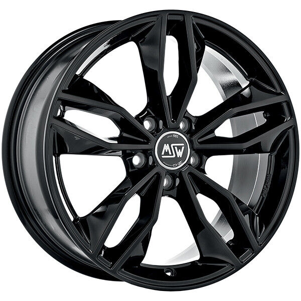 CERCHIO IN LEGA MSW MSW 71 PER AUDI TT RS ROADSTER 8X18 5X112 GLOSS BLACK 6 6J1