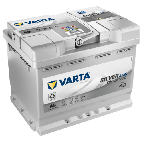 Batteria Avviamento Varta 560901068J382 Silver Dynamic Agm per Audi Bmw Citroën