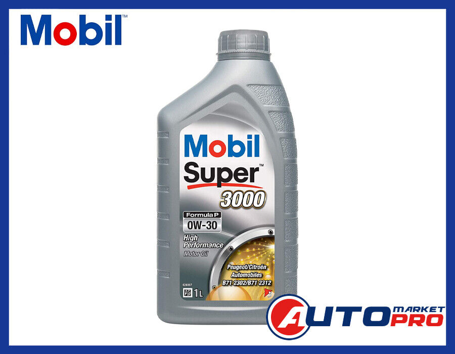 OLIO MOTORE MOBIL SUPER 3000 FORMULA P 0W30 C2 B71 2302 1 LITRO