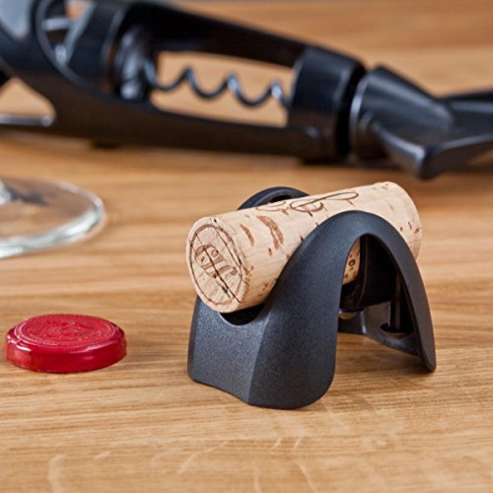 (TG. unica) Vacu Vin Foil Cutter - Nero - NUOVO