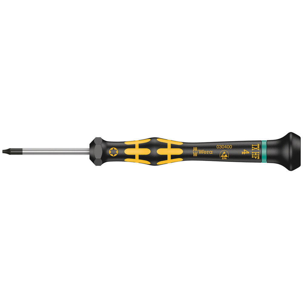 Wera 05030400001 1567 TORX® HF ESD Cacciavite Micro Kraftform - HF TX 4 X 40mm