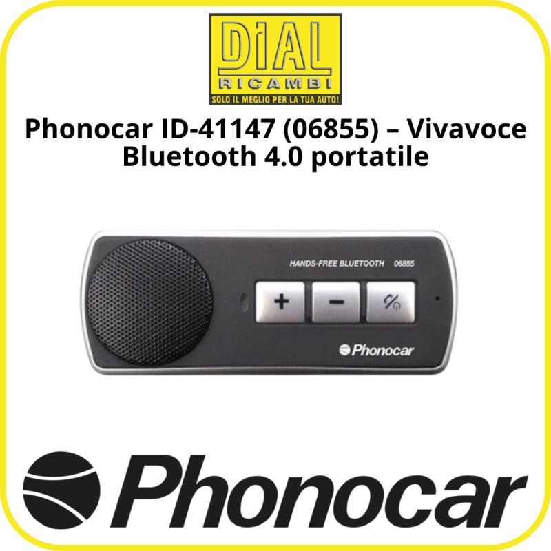 Kit Vivavoce Bluetooth Portatile Universale Nuovo Originale Phonocar 06855