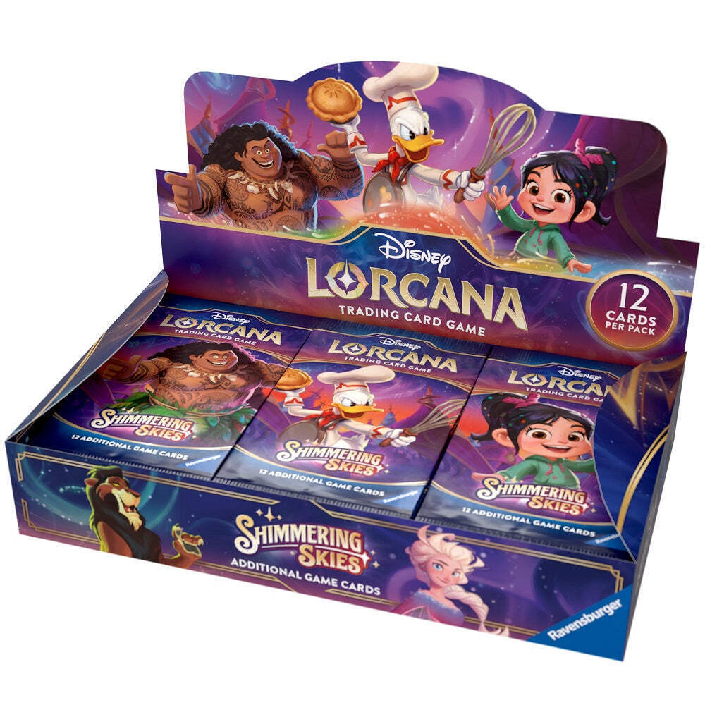 RAVENSBURGER DISNEY: LORCANA - SHIMMERING SKIES BOOSTER DISPLAY (24 BUSTE) - ENG