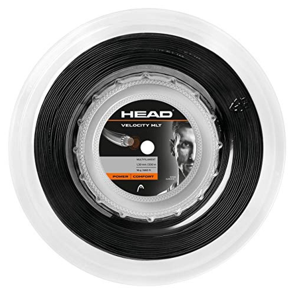 (TG. 1,25 mm) HEAD Velocity Mlt Matassa, Racchetta da Tennis Unisex Adulto, Nero