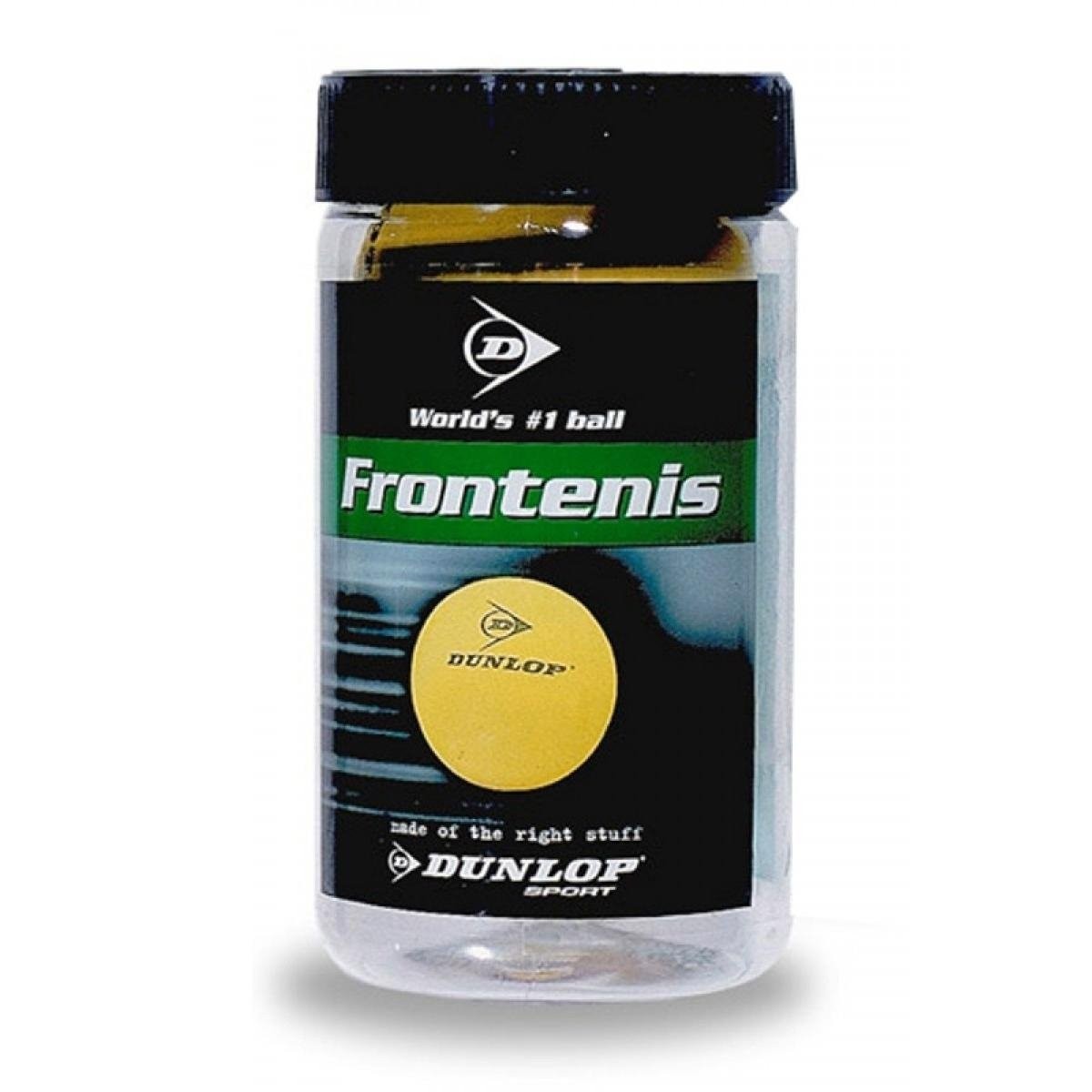 DUNLOP Frontenis Racquetball Balls - Yellow, Size 2