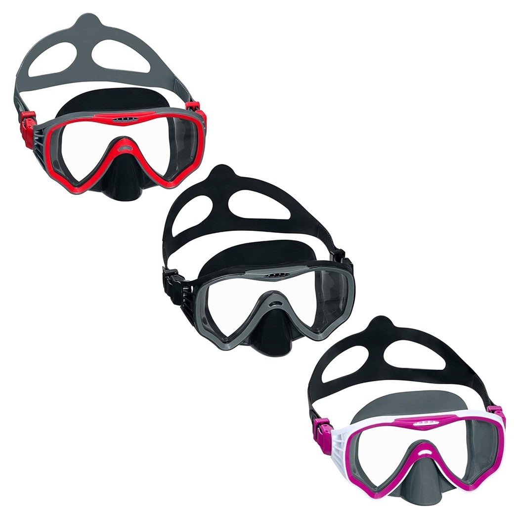 Maschera Immersioni Crusader Pro Cinturino Silicone Regolabile 14+ Anni 3 Colori
