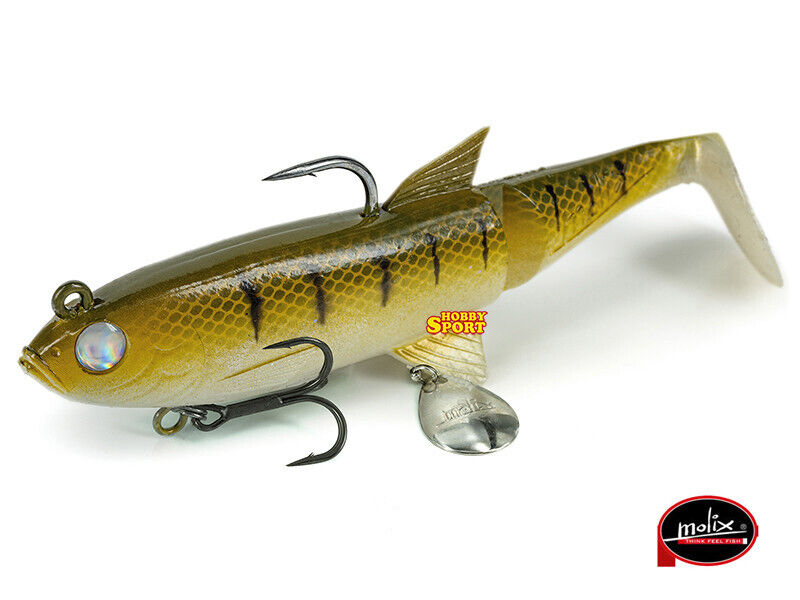 MOLIX PIKE SHAD 120 COLORE 578 ZANDER SWIMBAIT 35 GR SINKING SPINNING LUCCIO