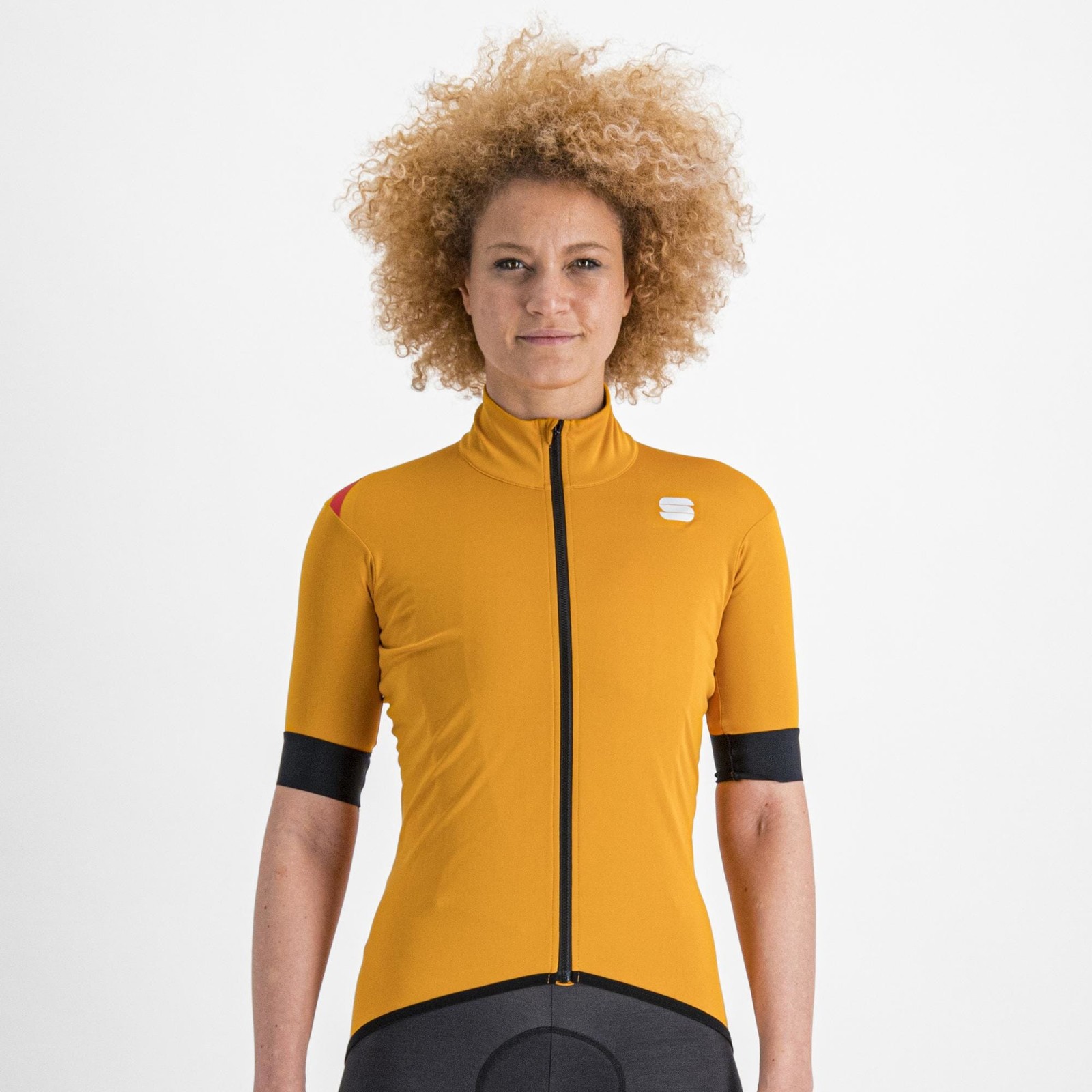 Sportful Fiandre Light NoRain Women's Short Sleeve Jacket XL Dark Gold