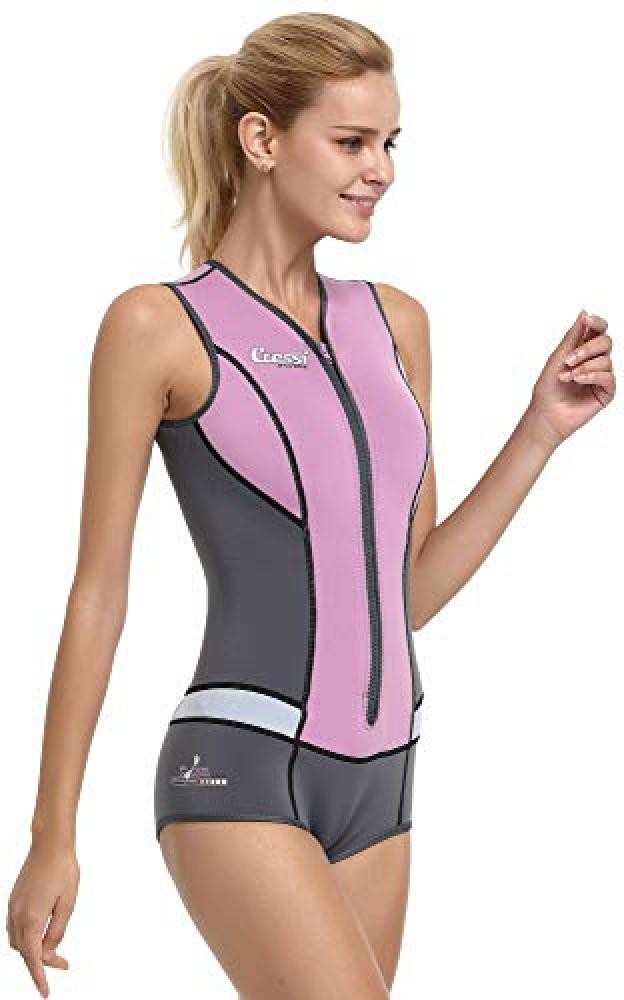 (TG. M/3) Cressi Idra Swimsuit 2 mm, Costume Termico in Neoprene High Stretch Do