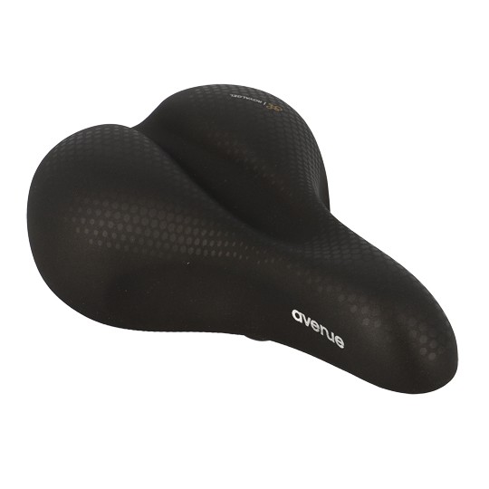 Sella Royal Avenue Gel con canale anatomico ed elastomero trekking nera 258x183