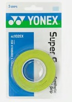 Yonex Ac102Ex Super Grap Overgrip Verde 3Pz AC102EX CTG