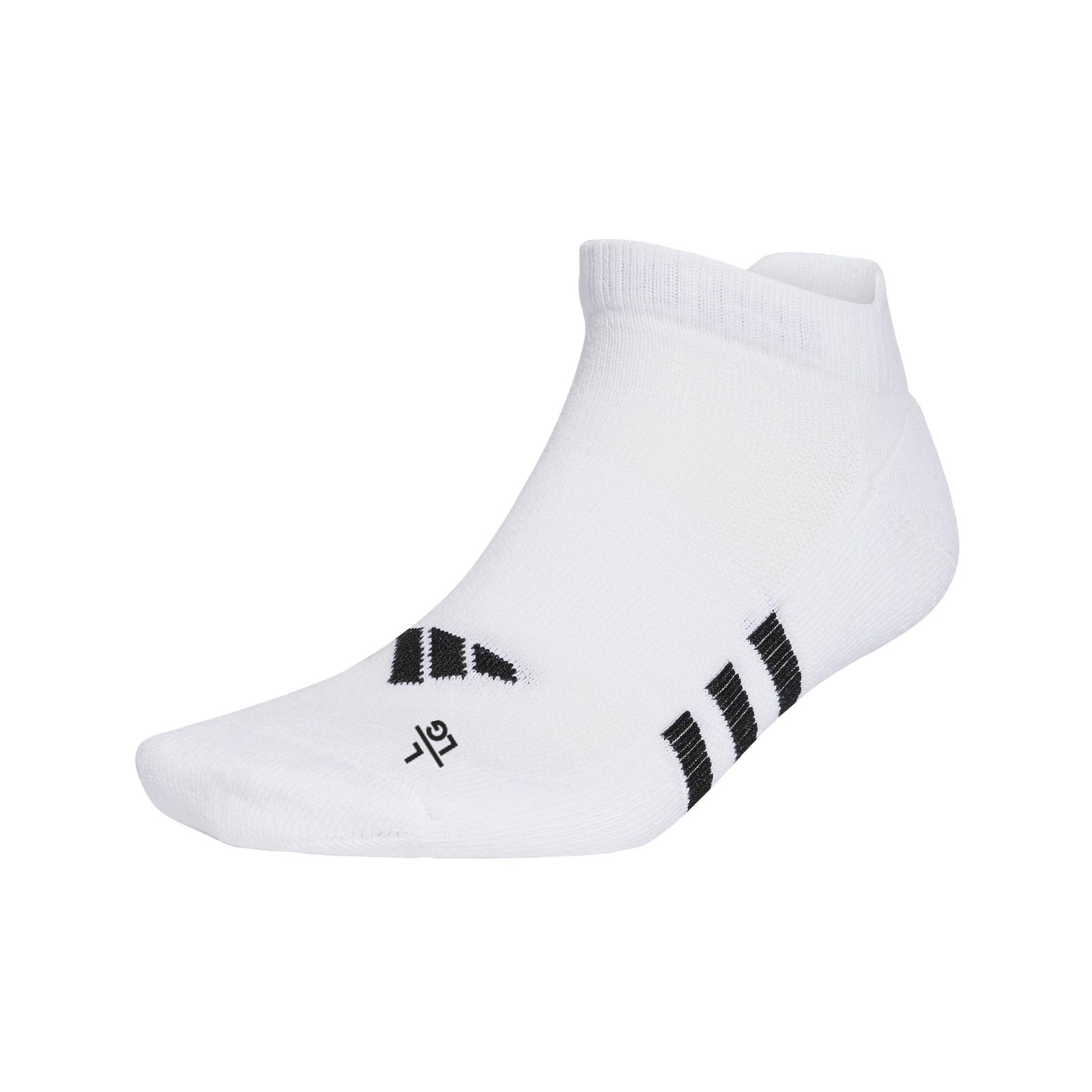 adidas Unisex Performance Cushioned Low Socks 3 Pairs Socks 6.5 - 8 white/white/