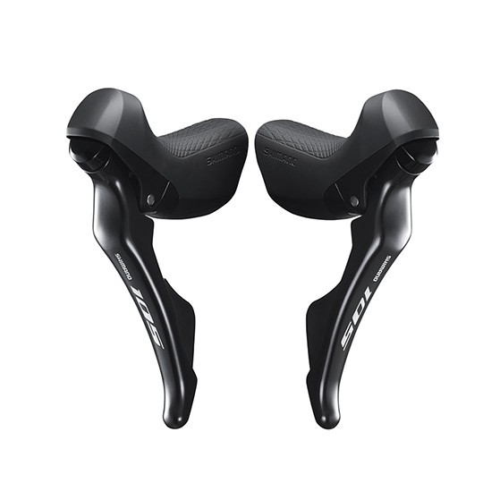 Leva-manopola strada shimano 11v. 105 r7000 doppia nera (coppia)