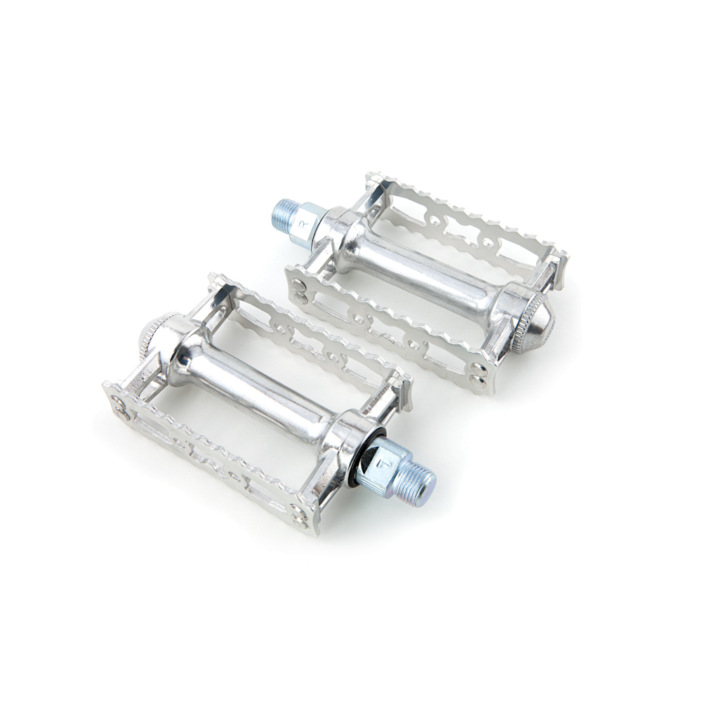 Pedali In Lega MKS Sylvan Touring Argento Coppia 9/16in CrMo Mandrino