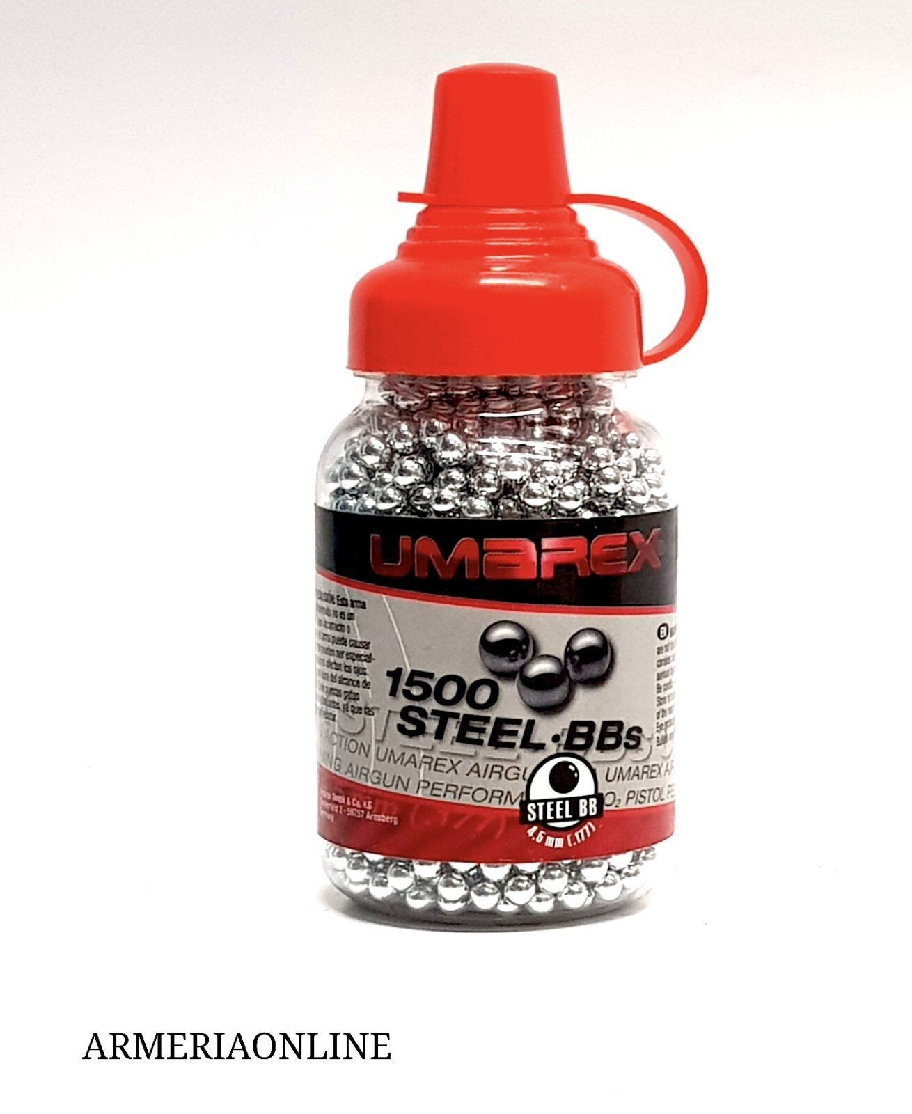 PALLINI 4 5 IN Acciaio 4,5MM per PISTOLA co2 gas softair Beretta Gamo BB