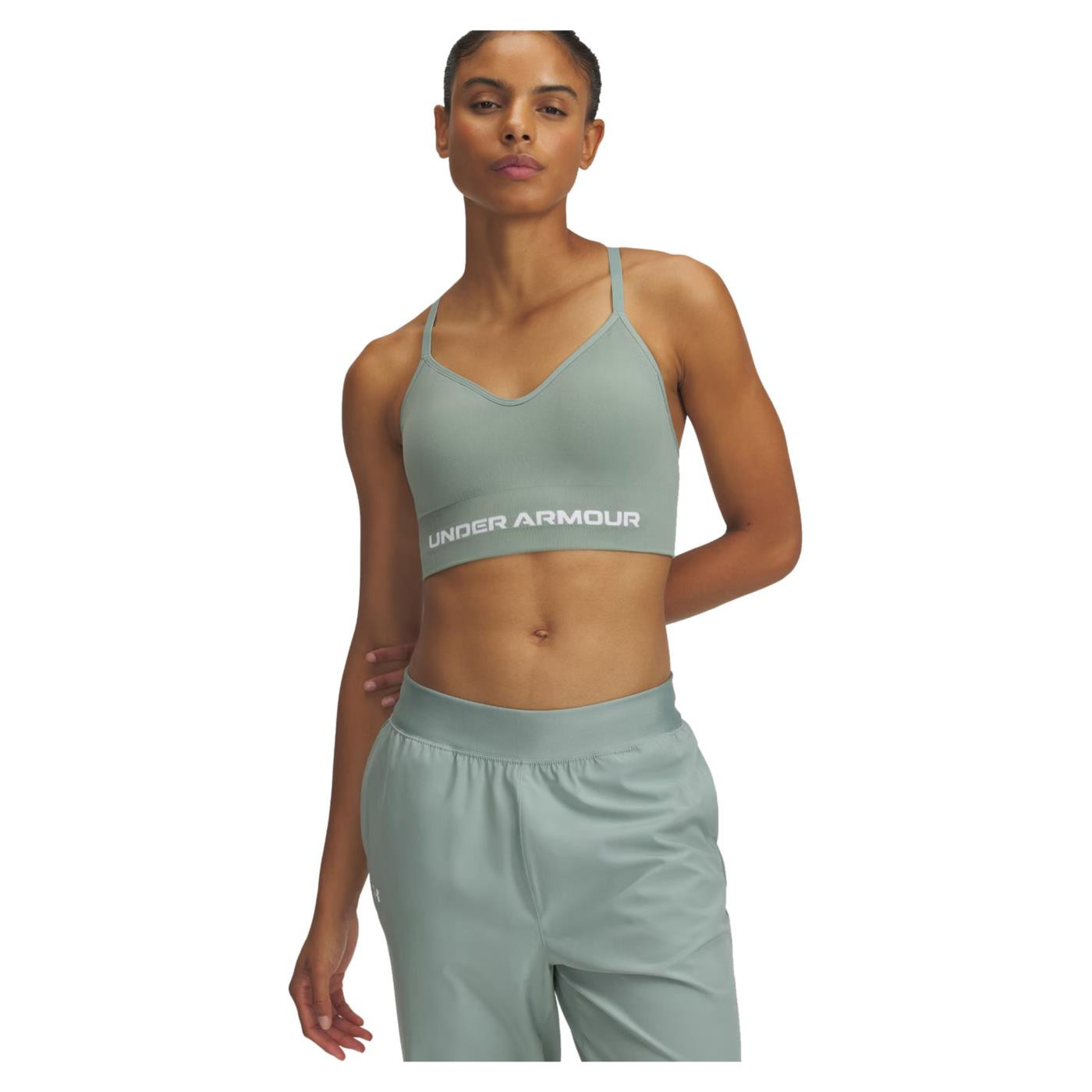 UNDER ARMOUR VANISH SEAMLESS LOW BRA TOP DONNA