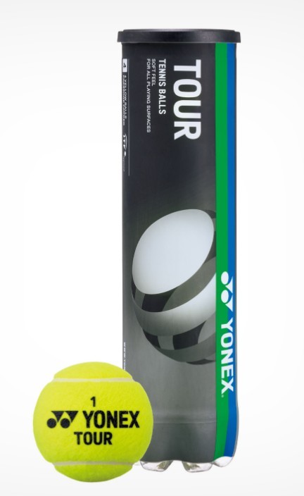 Yonex Tubo 4 Palline Yonex Tour TBTR4NEX