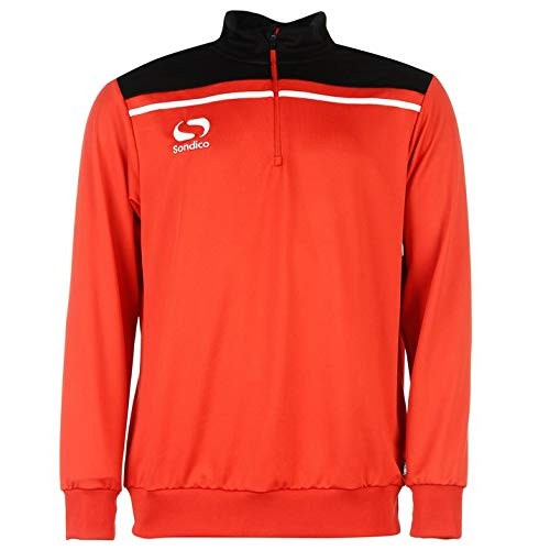 Sondico Unisex Precision Quarter Zip Sweatshirt M Red
