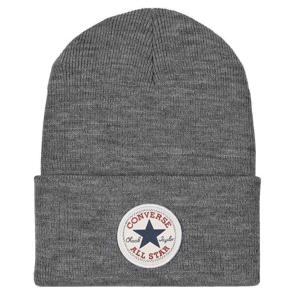 Converse Chuck Patch Beanie Heather Grey Heather Grey