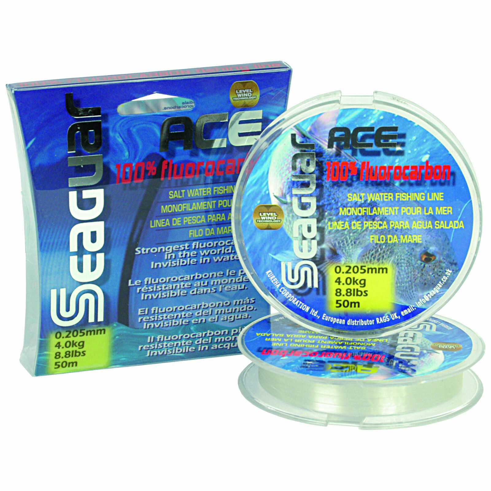 SEAGUAR ACE Fluorocarbon 0,80 mm - 36,5 KG 80 LBS COLMIC