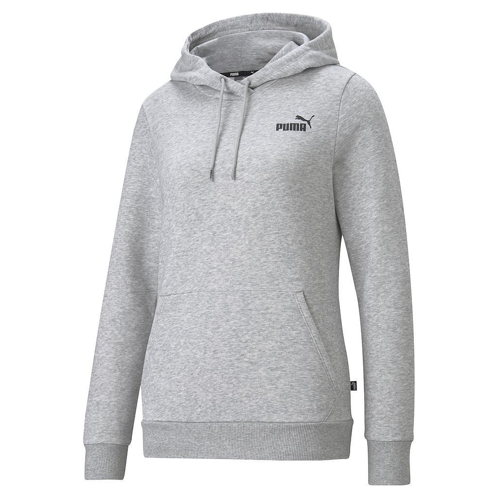 Puma Womens ESS Small Logo Hoodie XSmall Grey XSmall Grey