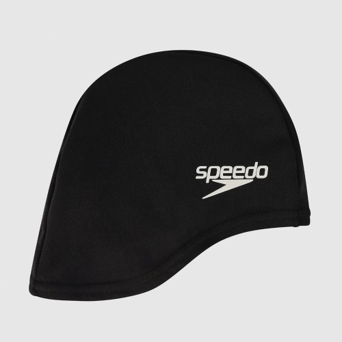 SPEEDO JUNIOR POLIESTER CAP CUFFIA DA NUOTO DA BAMBINO black piscina