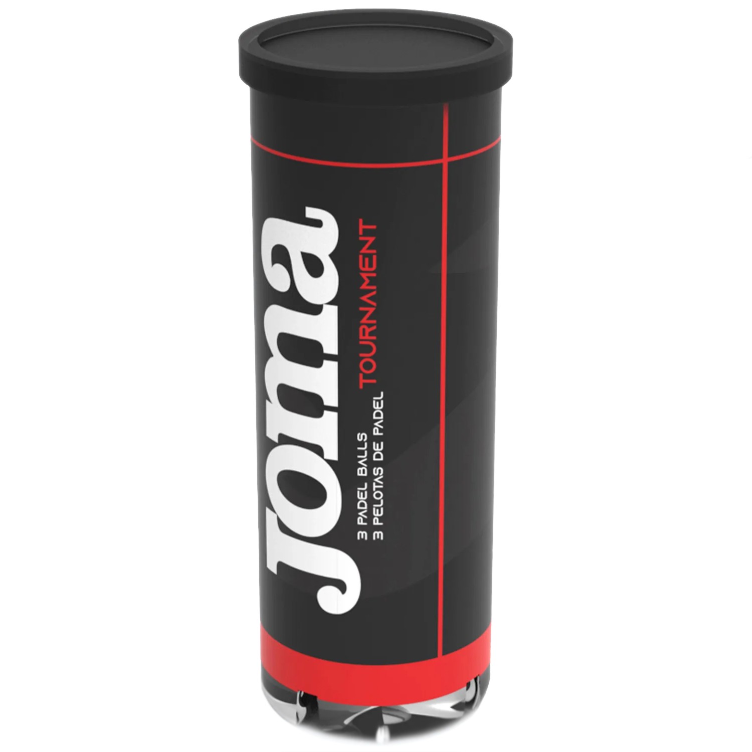 palline da padel Unisex, Joma Tournament 3P Padel Ball, giallo