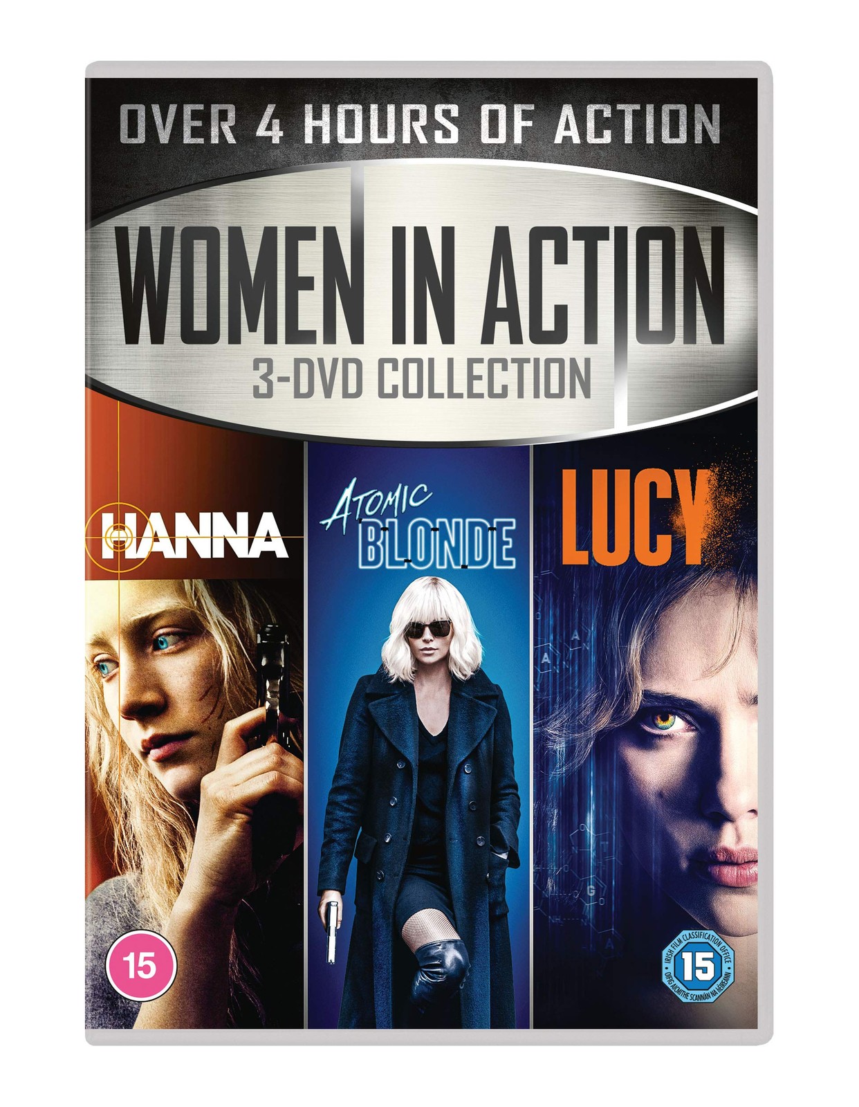 Women In Action Triple (Lucy/Hanna/Atomic Blonde) (DVD)
