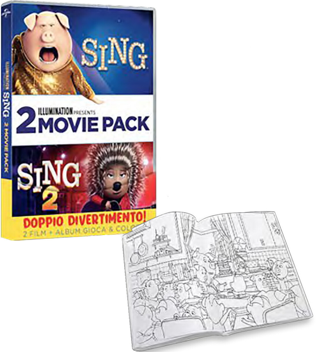SING / SING 2 - SEMPRE PIU' FORTE  2 DVD+ALBUM DA COLOR
