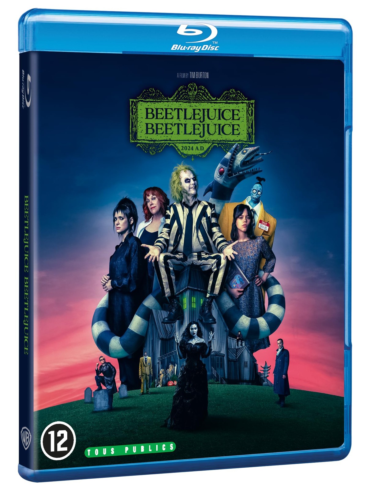 Beetlejuice beetlejuice (Blu-ray) Winona Ryder Michael Keaton Tim Burton