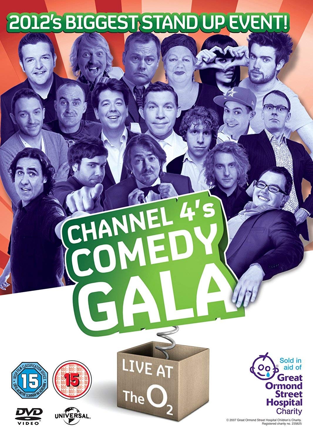 Channel 4's Comedy Gala 2012 (DVD) Jessie J Lee Evans Michael McIntyre