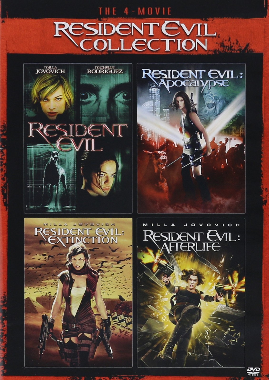 The 4-Movie Resident Evil Collection (Resident Evil/Resident Evil:Apocalyp (DVD)