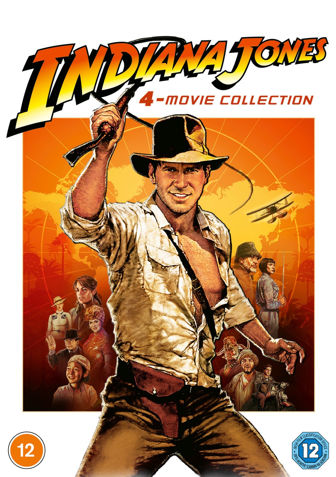 Indiana Jones: 4-movie Collection (DVD) Sean Connery Shia LaBeouf Patrick Durkin