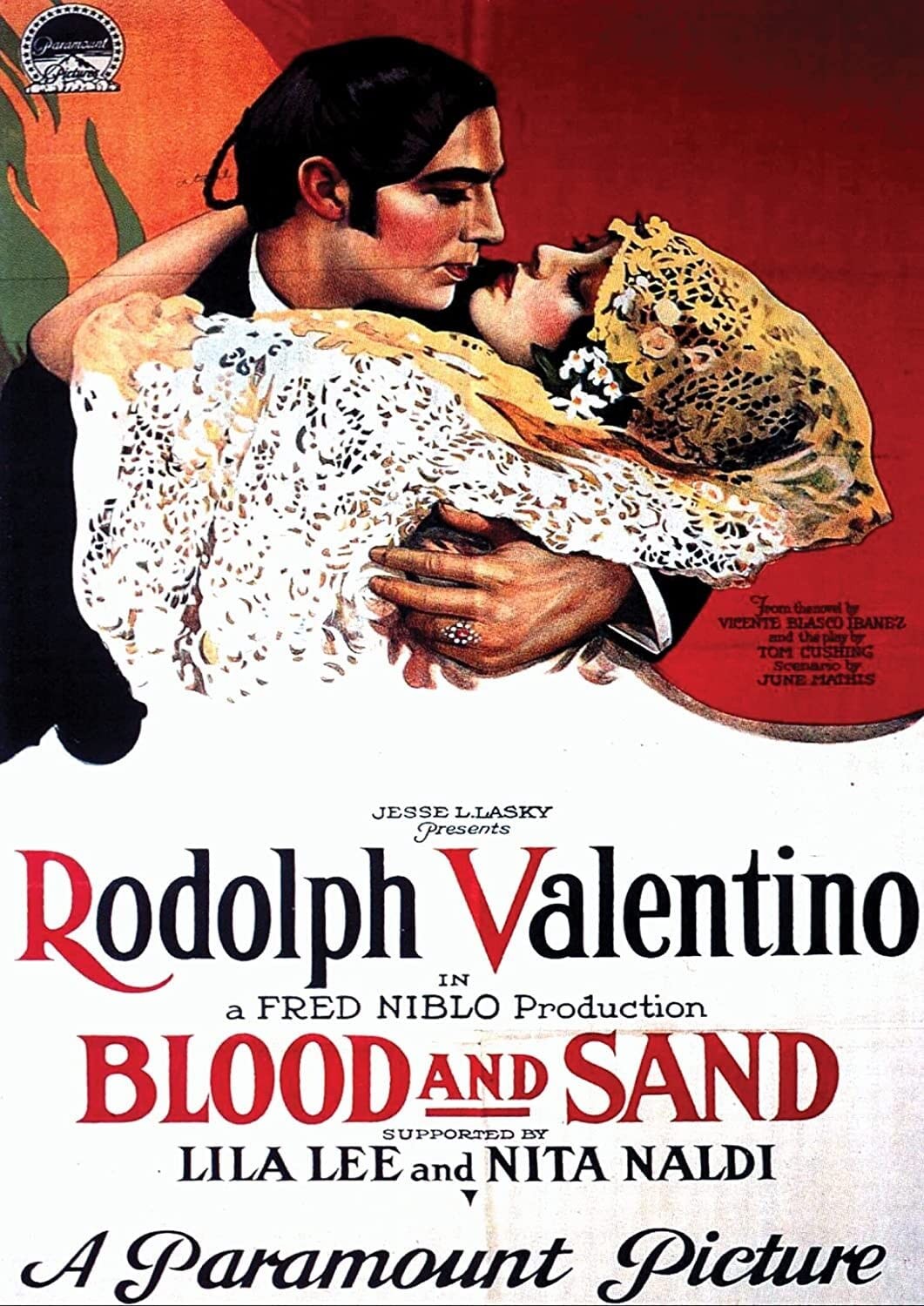 Blood And Sand (DVD) Lila Lee Leo White Nita Naldi Rosa Rosanova Fred Niblo