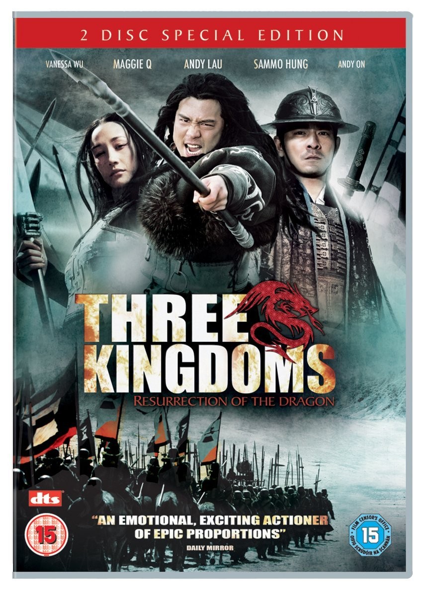 Three Kingdoms - Resurrection Of The Dragon (DVD) Andy Lau Sammo Hung Kam-Bo