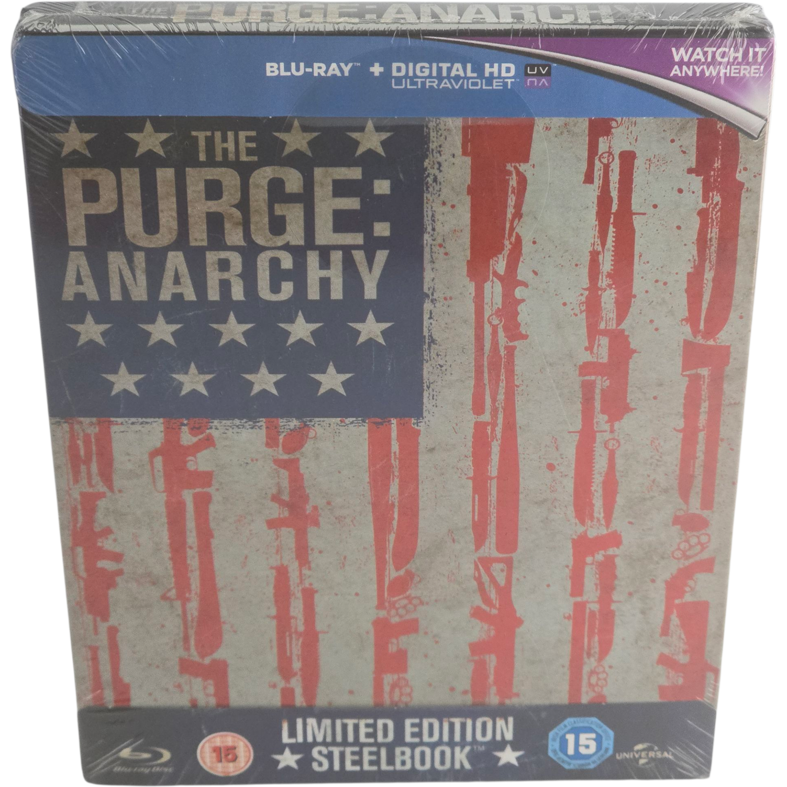 The Purge: Anarchy SteelBook Blu-Ray Edizione Limitata 2014 Regione Libera