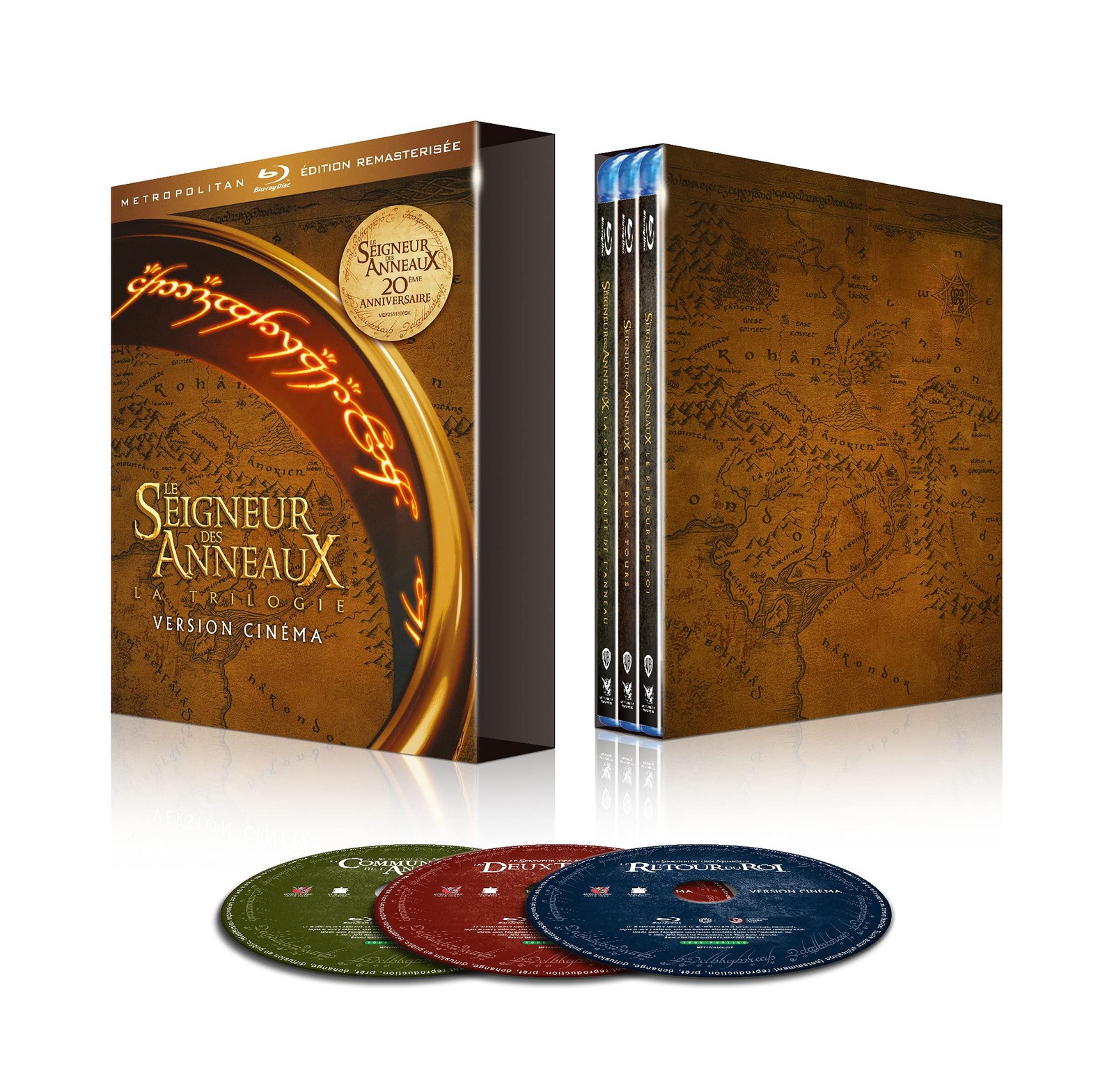 Le seigneur des anneaux - trilogie (Blu-ray) Elijah Wood Viggo Mortensen