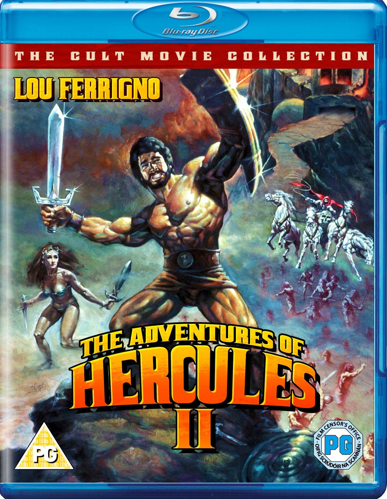 The Adventures Of Hercules Ii (Blu-ray) Lou Ferigno Milly Carlucci Sonia Viviani