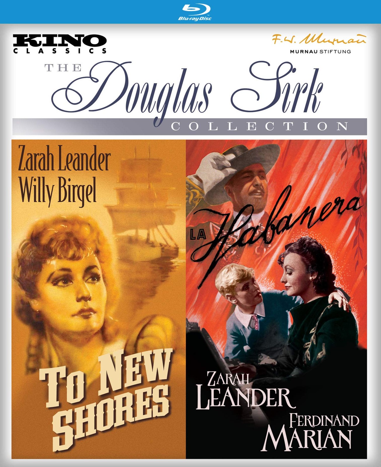 To New Shores/La Habanera (The Douglas Sirk Collection) (Blu-ray) Zarah Leander