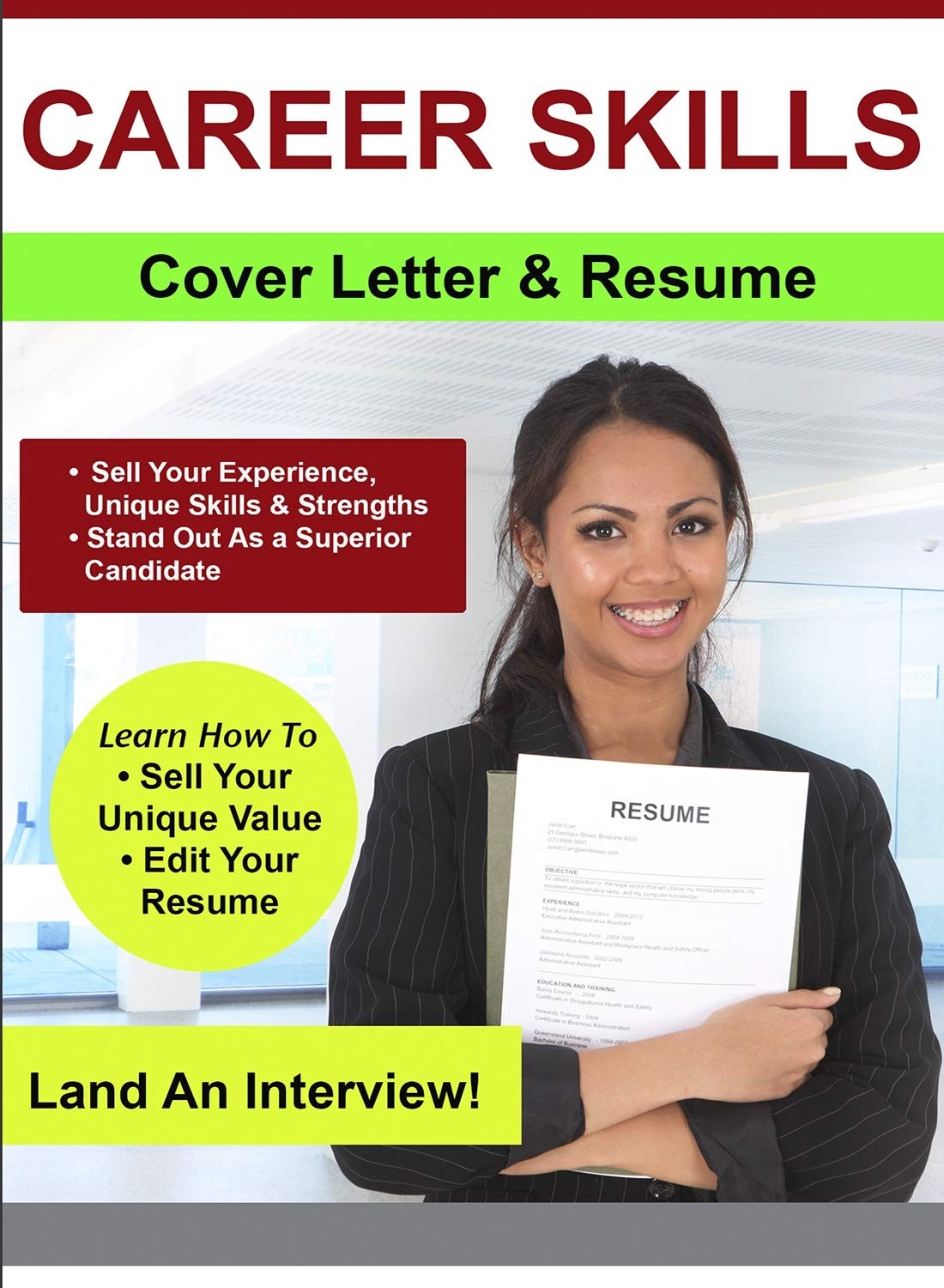 Career Skills - How to Create a Great Cover Letter and Resume (DVD)